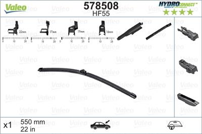 VALEO 578508 Číslo výrobce: HF55. EAN: 3276425785083.
