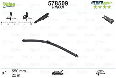 VALEO 578509 Číslo výrobce: HF55B. EAN: 3276425785090.