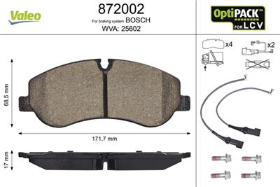 VALEO 872002 EAN: 3276428720029.