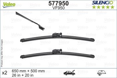 VALEO 577950 Číslo výrobce: VF950. EAN: 3276425779501.