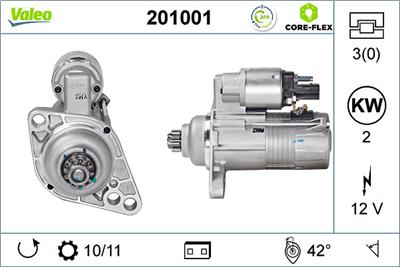 VALEO 201001 EAN: 3276422010010.