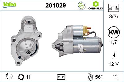 VALEO 201029 EAN: 3276422010294.