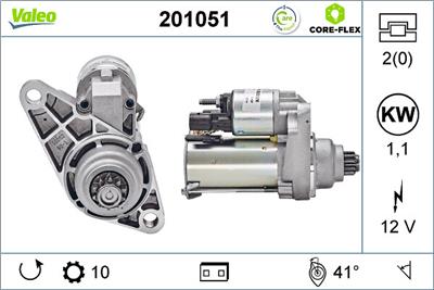 VALEO 201051 EAN: 3276422010515.