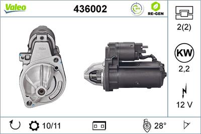 VALEO 436002 EAN: 3276424360021.