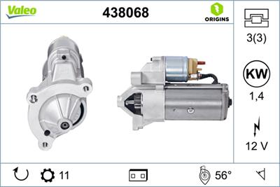 VALEO 438068 EAN: 3276424380685.