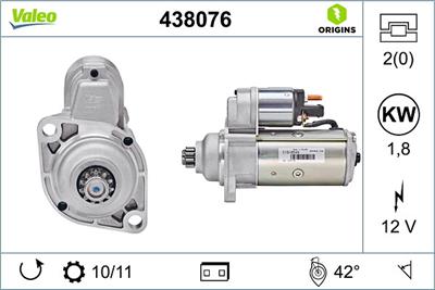 VALEO 438076 EAN: 3276424380760.