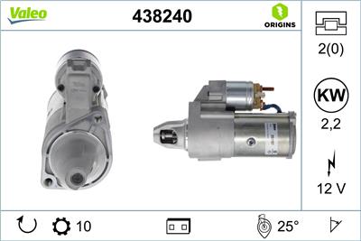 VALEO 438240 EAN: 3276424382405.