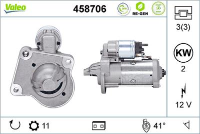VALEO 458706 EAN: 3276424587060.
