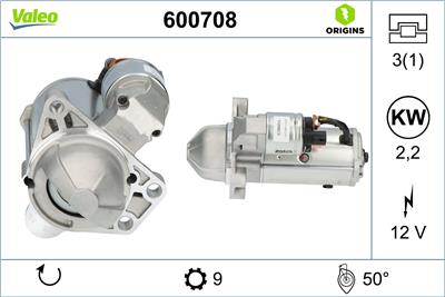 VALEO 600708 EAN: 3276426007085.