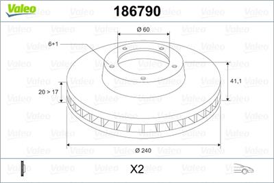 VALEO 186790 EAN: 3276421867905.