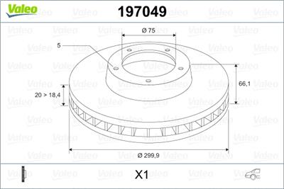 VALEO 197049 EAN: 3276421970490.