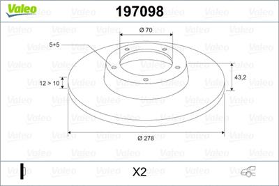 VALEO 197098 EAN: 3276421970988.