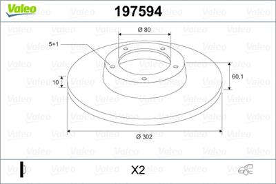 VALEO 197594 EAN: 3276421975945.