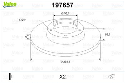 VALEO 197657 EAN: 3276421976577.