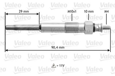 VALEO 345101 Číslo výrobce: D5CP101. EAN: 3276423451010.