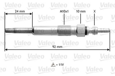 VALEO 345104 Číslo výrobce: D5CP104. EAN: 3276423451041.