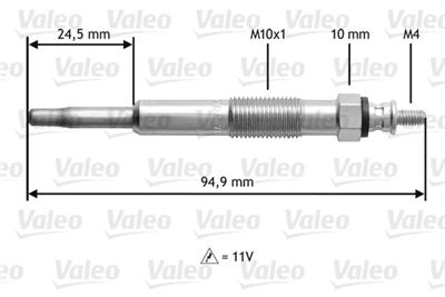 VALEO 345110 Číslo výrobce: D5CM110. EAN: 3276423451102.