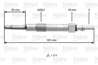VALEO 345115 Číslo výrobce: D5CP115. EAN: 3276423451157.