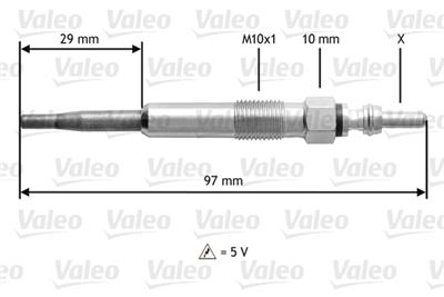VALEO 345125 Číslo výrobce: D5CP125. EAN: 3276423451256.