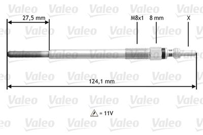 VALEO 345138 Číslo výrobce: D4AP138. EAN: 3276423451386.