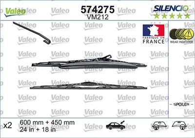 VALEO 574275 Číslo výrobce: VM212. EAN: 3276425742758.