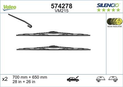 VALEO 574278 Číslo výrobce: VM215. EAN: 3276425742789.