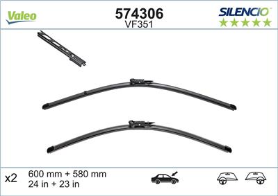 VALEO 574306 Číslo výrobce: VF351. EAN: 3276425743069.