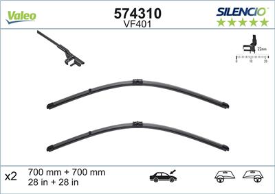 VALEO 574310 Číslo výrobce: VF401. EAN: 3276425743106.