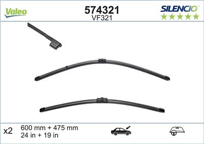 VALEO 574321 Číslo výrobce: VF321. EAN: 3276425743212.