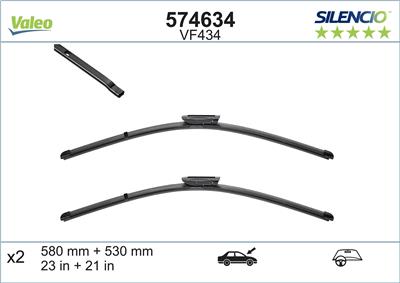 VALEO 574634 Číslo výrobce: VF434. EAN: 3276425746343.