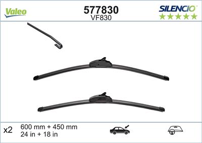 VALEO 577830 Číslo výrobce: VF830. EAN: 3276425778306.