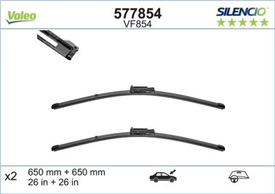VALEO 577854 Číslo výrobce: VF854. EAN: 3276425778542.