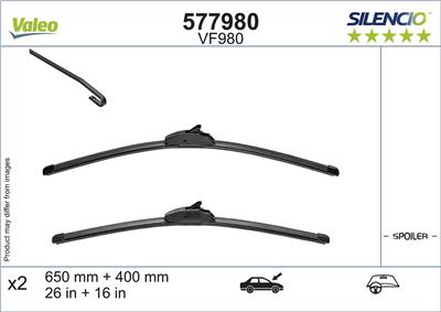 VALEO 577980 Číslo výrobce: VF980. EAN: 3276425779808.