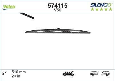 VALEO 574115 Číslo výrobce: V50. EAN: 3276425741157.
