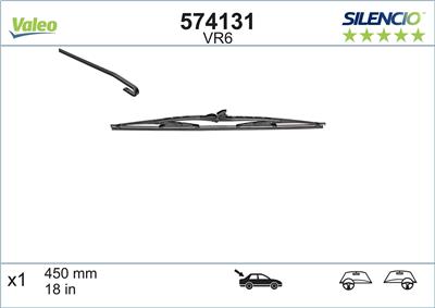 VALEO 574131 Číslo výrobce: VR6. EAN: 3276425741317.