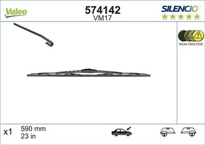 VALEO 574142 Číslo výrobce: VM17. EAN: 3276425741423.