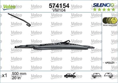 VALEO 574154 Číslo výrobce: VM104. EAN: 3276425741546.