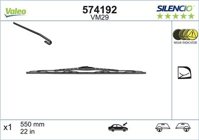 VALEO 574192 Číslo výrobce: VM29. EAN: 3276425741928.