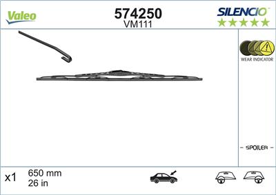 VALEO 574250 Číslo výrobce: VM111. EAN: 3276425742505.