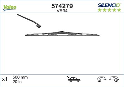 VALEO 574279 Číslo výrobce: VR34. EAN: 3276425742796.