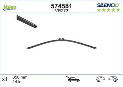 VALEO 574581 Číslo výrobce: VR273. EAN: 3276425745810.