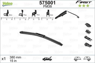 VALEO 575001 Číslo výrobce: FM38. EAN: 3276425750012.