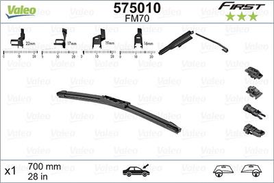 VALEO 575010 Číslo výrobce: FM70. EAN: 3276425750104.