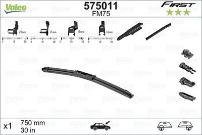 VALEO 575011 Číslo výrobce: FM75. EAN: 3276425750111.