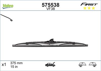 VALEO 575538 Číslo výrobce: VF38. EAN: 3276425755383.