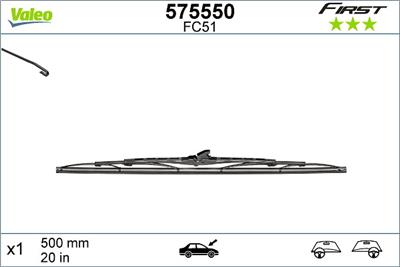 VALEO 575550 Číslo výrobce: FC51. EAN: 3276425755505.
