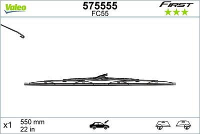 VALEO 575555 Číslo výrobce: FC55. EAN: 3276425755550.