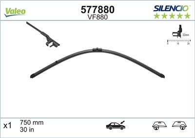 VALEO 577880 Číslo výrobce: VF880. EAN: 3276425778801.