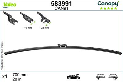 VALEO 583991 Číslo výrobce: CAN91. EAN: 3276425839915.
