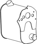 DINEX 49385 - Stredný tlmič výfuku